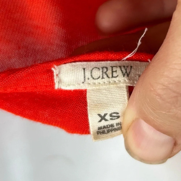 J Crew Modal Striped  tee, size xs - Picture 5 of 7